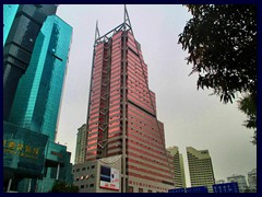 Shenzhen Development Bank from 1996 is not only one of the first, but also most significant skyscrapers along Shennan Road.